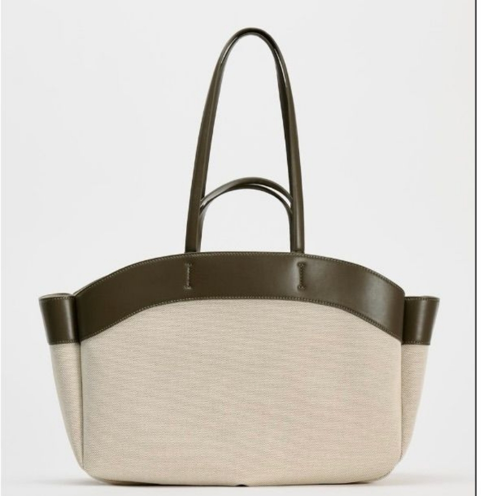 Zara Combination Tote Bag NWT